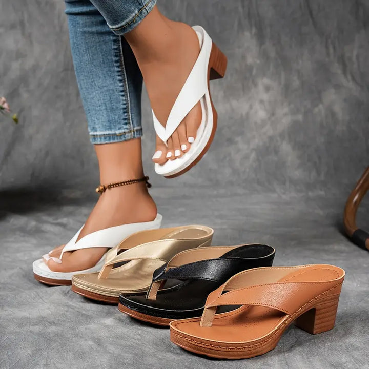 Cinzia – Bequeme Sandalen mit Blockabsatz