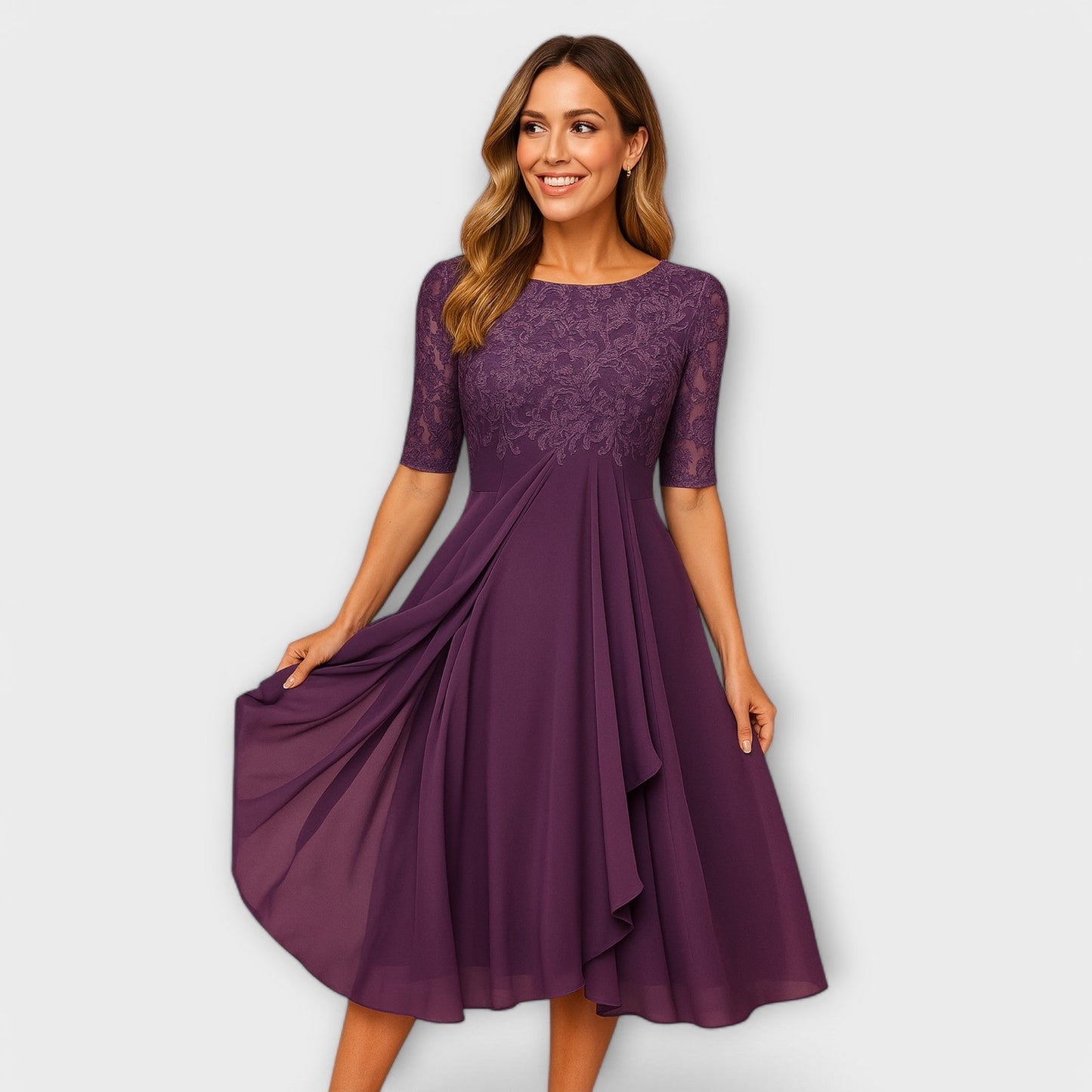 Martyna – Elegantes Midikleid
