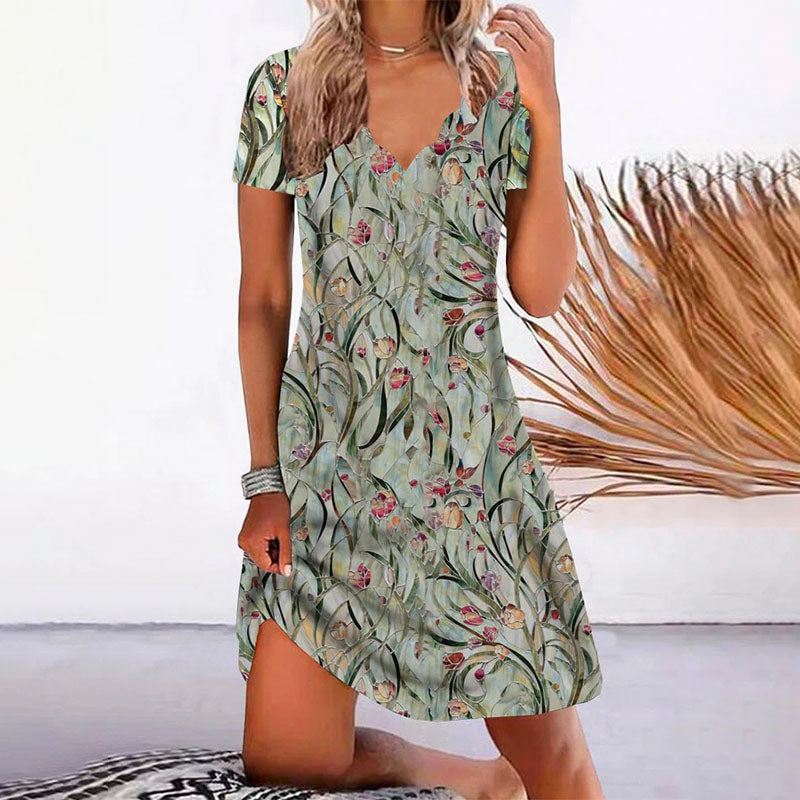 Mira – Verspieltes Blumenkleid mit femininer Passform
