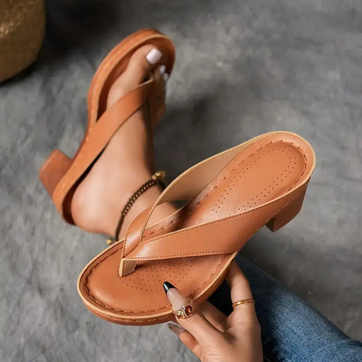 Cinzia – Bequeme Sandalen mit Blockabsatz